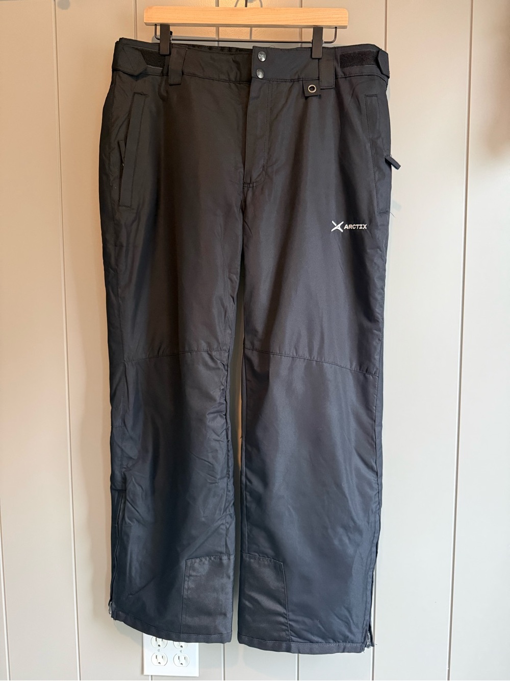 Arctix Men’s Insulated Snow Pants Black 36-38W x 32L 5K Ski Snowboard Winter